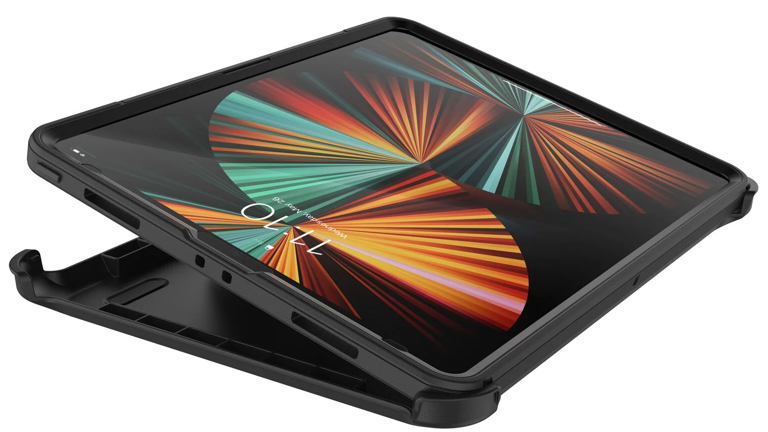 OtterBox Black iPad Pro (12.9inch) (5th gen/4th gen/3rd gen) Defender Series Case, Black 77